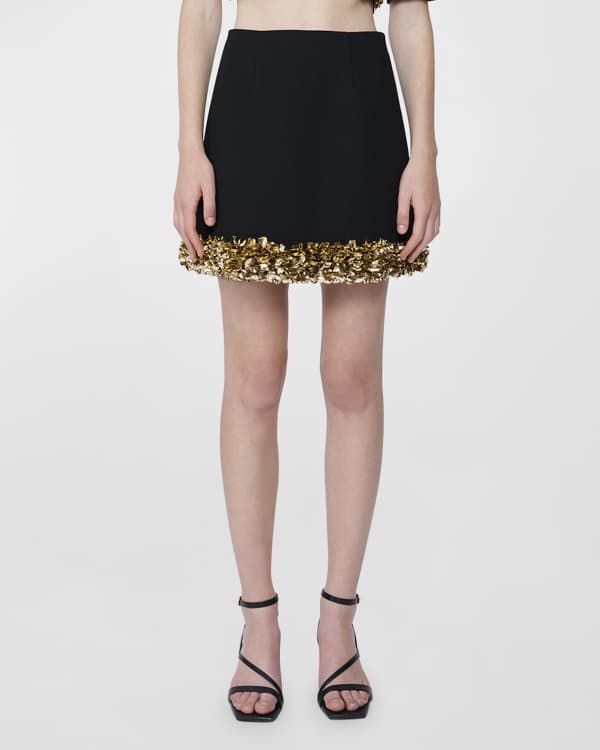 Chevron sequin on sale mini skirt