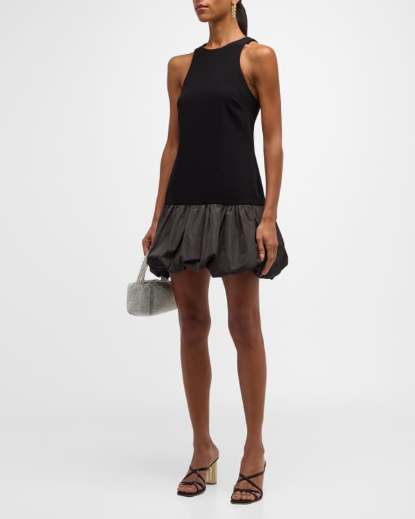 Cinq a Sept Nanon Drapey Bow Dress Neiman Marcus