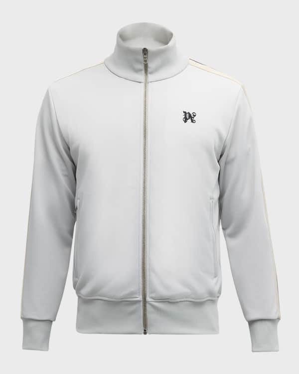 MEN'S TRACK JACKET, Brilliant White/Deep Mars