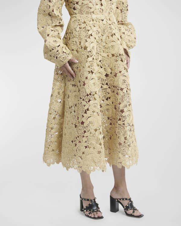 Valentino sales floral skirt