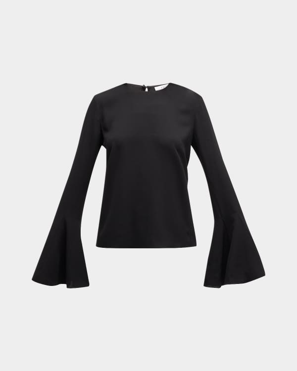 LAFAYETTE 148 Womens Black Striped 3/4 Sleeve Collared Wear To Work Blouse