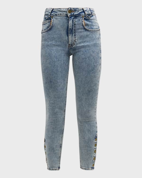 Lysse Toothpick Stretch Denim Leggings Neiman Marcus