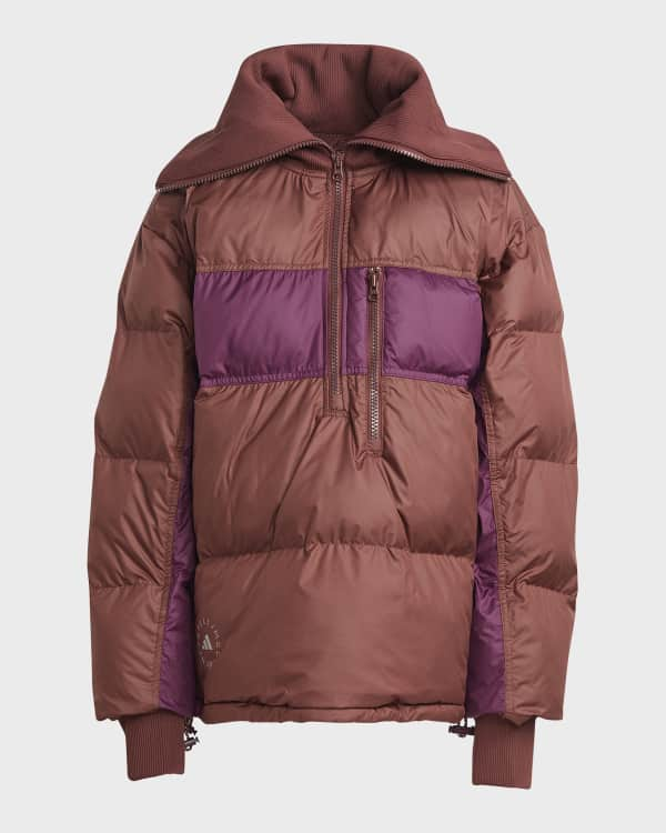 Balenciaga Short Padded Parka Coat - Red