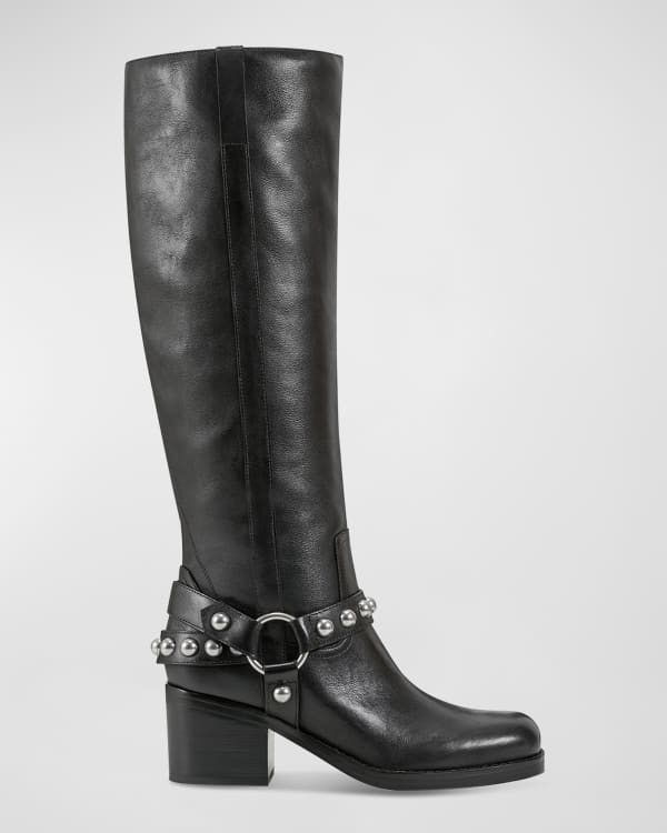 Aquatalia natalee top leather riding boots