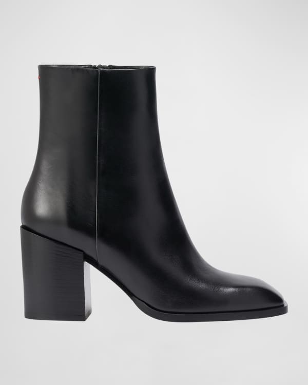 Zadig & Voltaire Laureen Patent Leather Chain Booties | Neiman Marcus