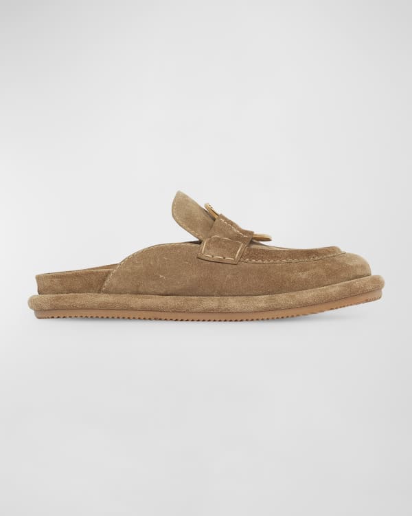 Isabel Marant Feenie Studded Flat Fold Down Loafer Neiman Marcus