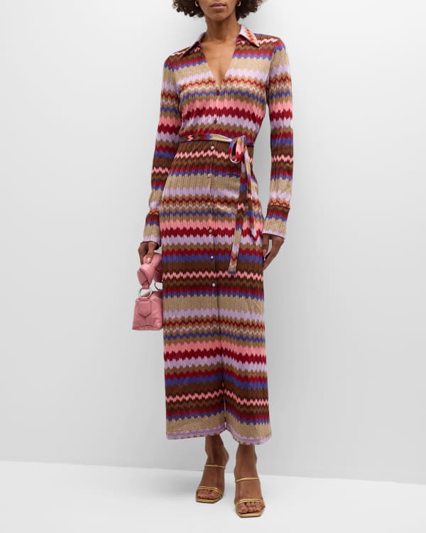 Dvf finn 2025 striped dress