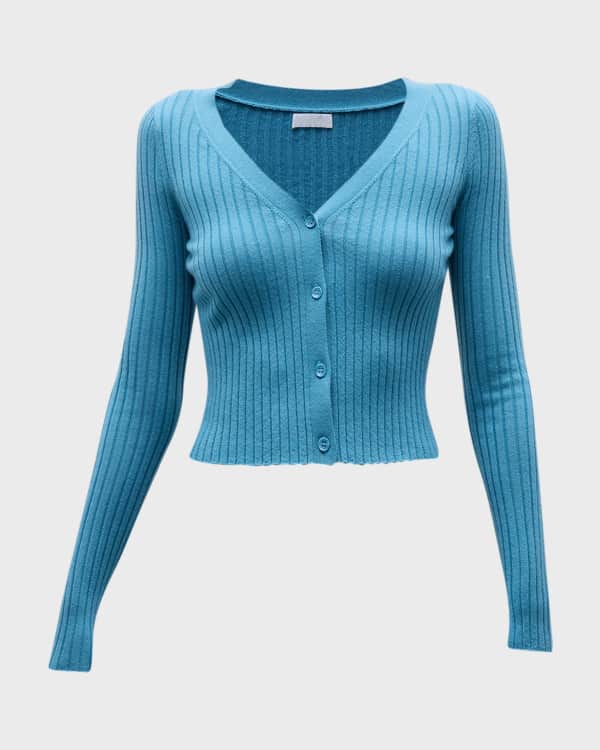 Sablyn Jolie Cable Knit Cashmere Cardigan Neiman Marcus