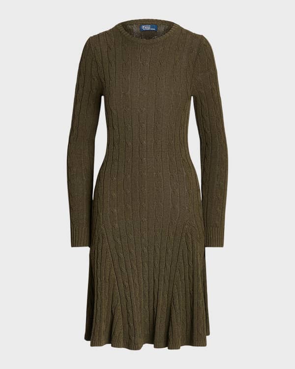Polo ralph lauren fit & flare knit dress clearance
