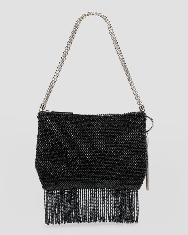 Jimmy Choo Bonny Crystal Mesh Crossbody Bag