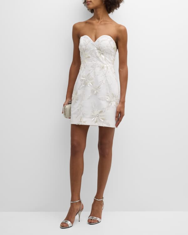 Wayf herbie smocked mini hot sale dress