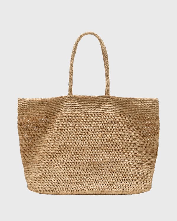 Valentino Garavani Garden Flower Rockstud Straw Tote Bag Neiman Marcus