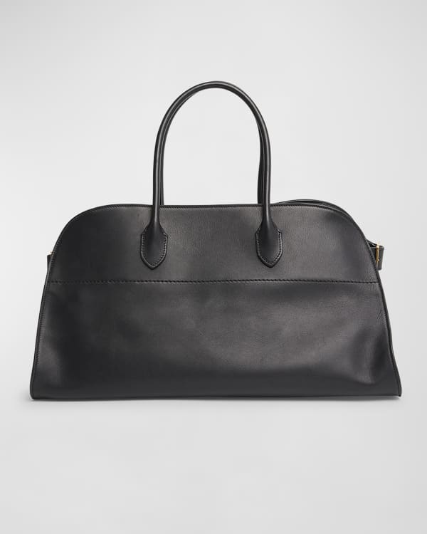 Prada Saffiano Lux Micro Tote Bag w Shoulder Strap Black Nero