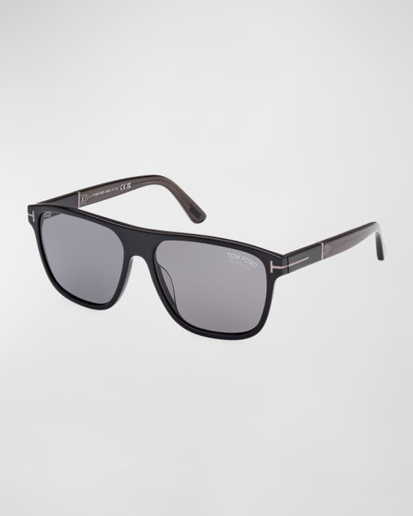 Tom ford square shop polarized acetate sunglasses