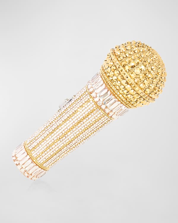 Judith Leiber Seductress Crystal Lipstick Clutch Bag - Luxed