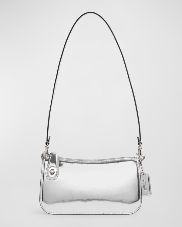 Parker Medium Metallic Leather Shoulder Bag