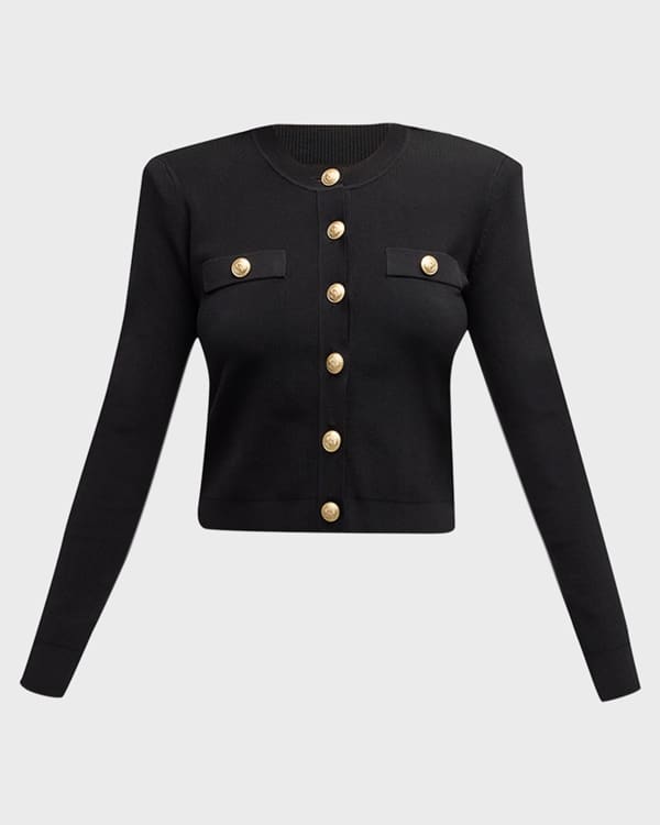 NIC ZOE Cutout Crush Open Front Intarsia Cardigan Neiman Marcus