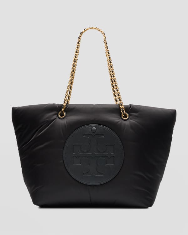 Tory Burch Small Logo Canvas Tote Bag | Neiman Marcus