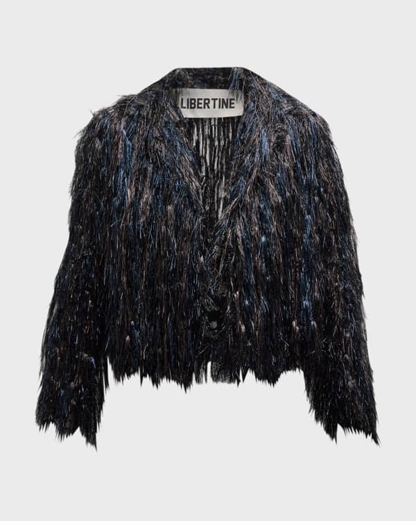 Kendall Kylie Leopard Faux Fur Coat Neiman Marcus