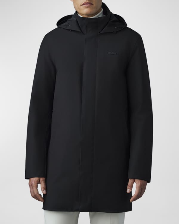 Mens Mackage black Fur-Lined Moritz Parka