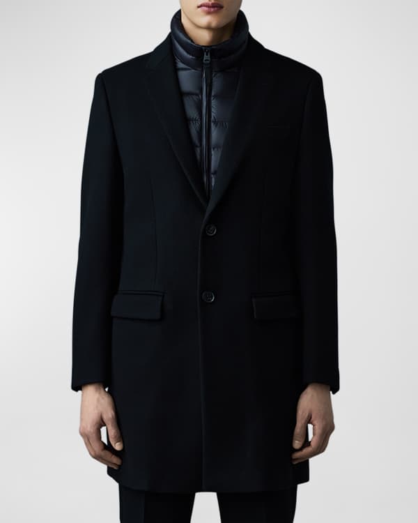 Mackage Men s Thorin 2 in 1 Hooded Twill Trench Coat Neiman Marcus