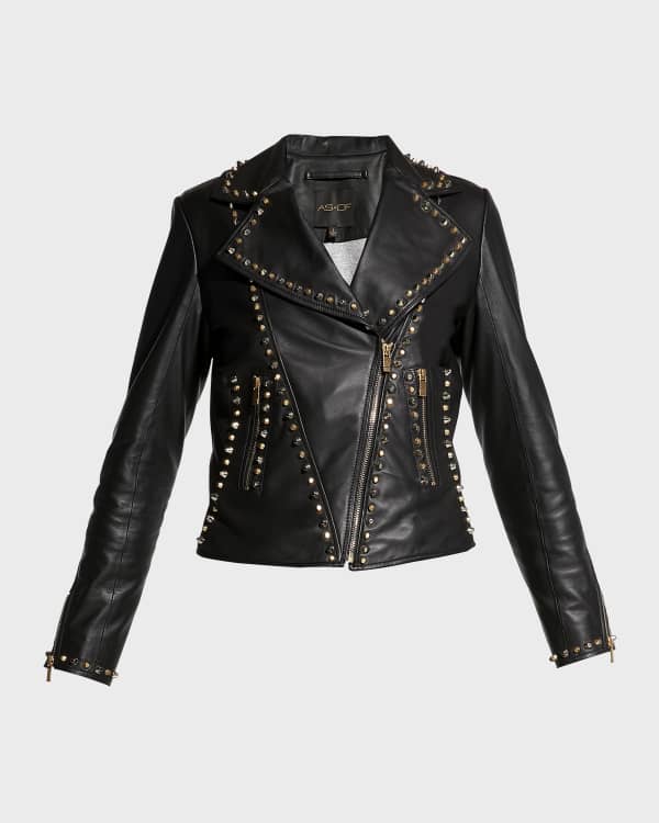 Iro Kolmar Leather Moto Jacket | Neiman Marcus