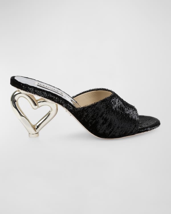 Quintana mesh embellished pumps hotsell