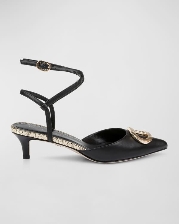 Via Spiga Nikole Suede Mid Heel Pumps Neiman Marcus