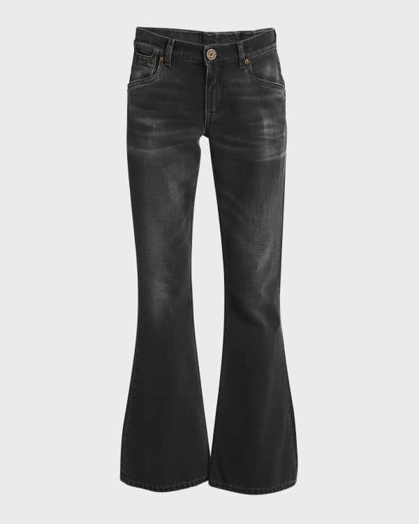 Khaite benny crop flare jeans hot sale