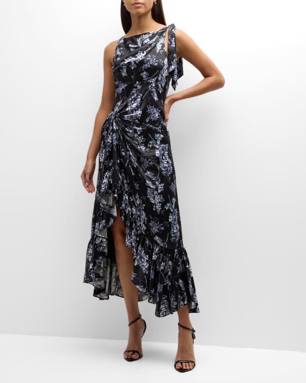 Cinq a Sept Erika Twisted Midi Midi Dress Neiman Marcus