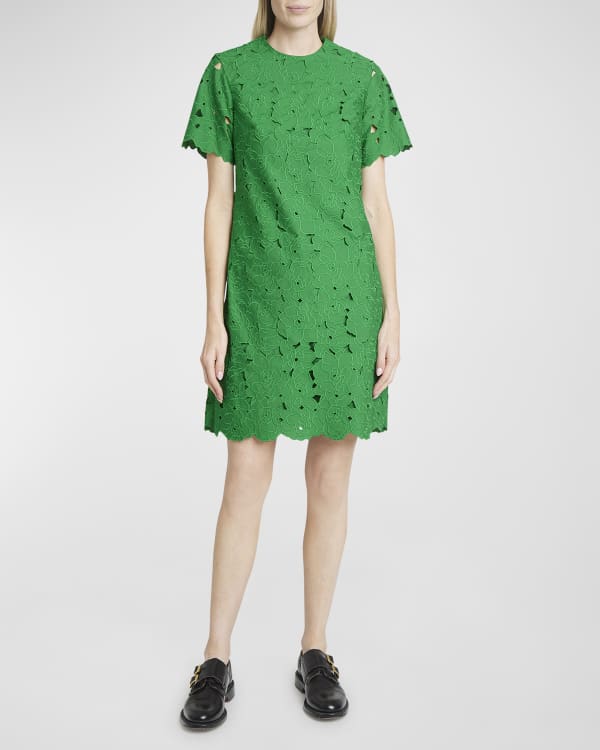 Erdem Zuzanna Patchwork Floral Velvet Midi Dress Neiman Marcus