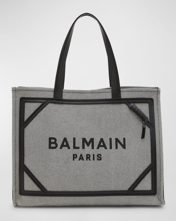 Balmain B Army Logo Monogram Shopper Tote Bag | Neiman Marcus