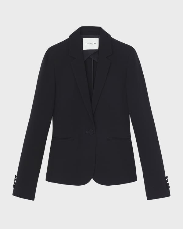 HELMUT LANG Double-breasted woven blazer