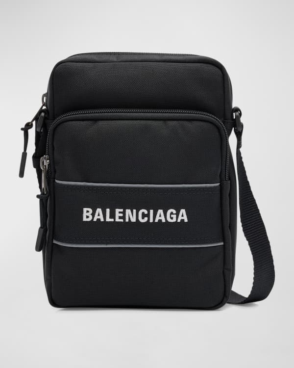 Saint Laurent Men's City Mini Crossbody Bag in Nylon