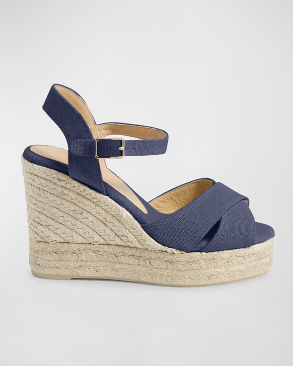 Crossover-strap slide, Sandals & Espadrilles, Women's