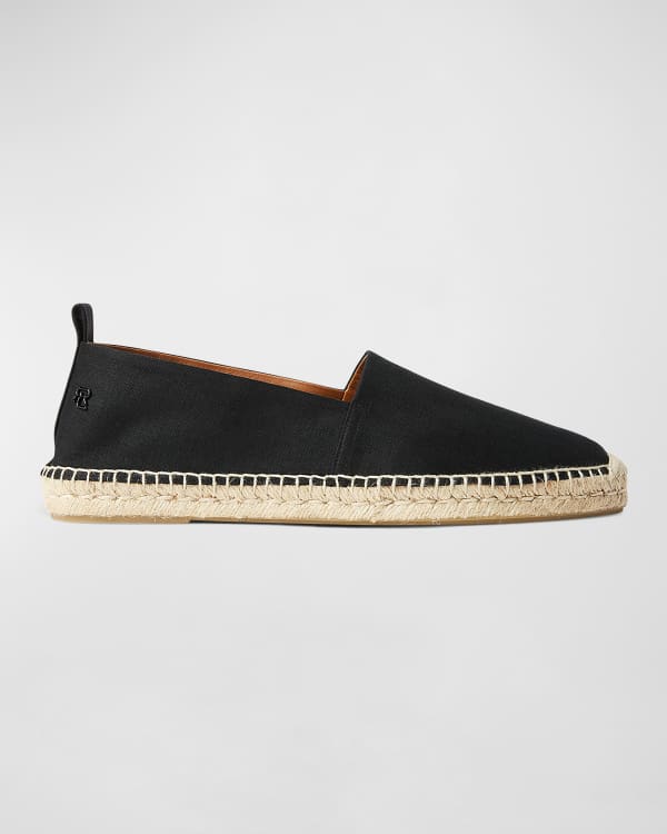 Saint Laurent Ysl Embroidered Espadrilles In Love 1980-print Canvas for Men