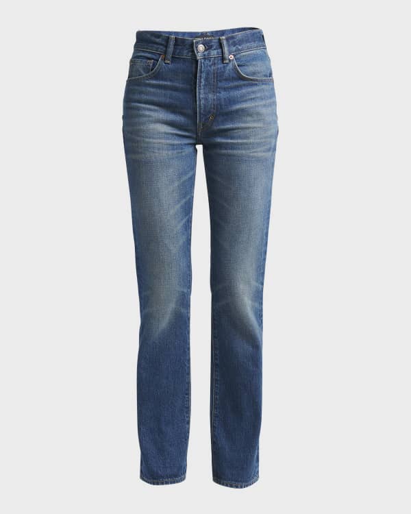 Dries Van Noten Peyton Straight-Leg Denim Pants - Bergdorf Goodman