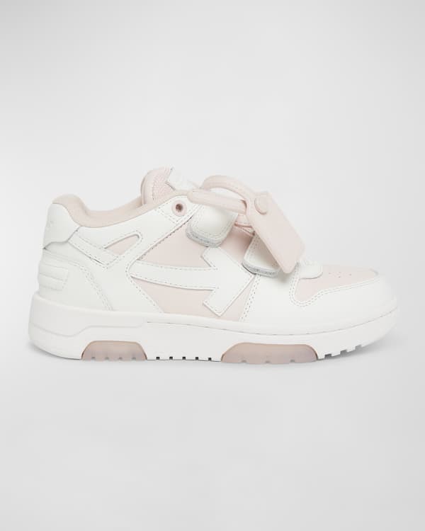 Off White Girl s Out Of Office Low Top Leather Sneakers Toddler