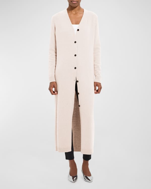 Theory curved sale hem cardigan