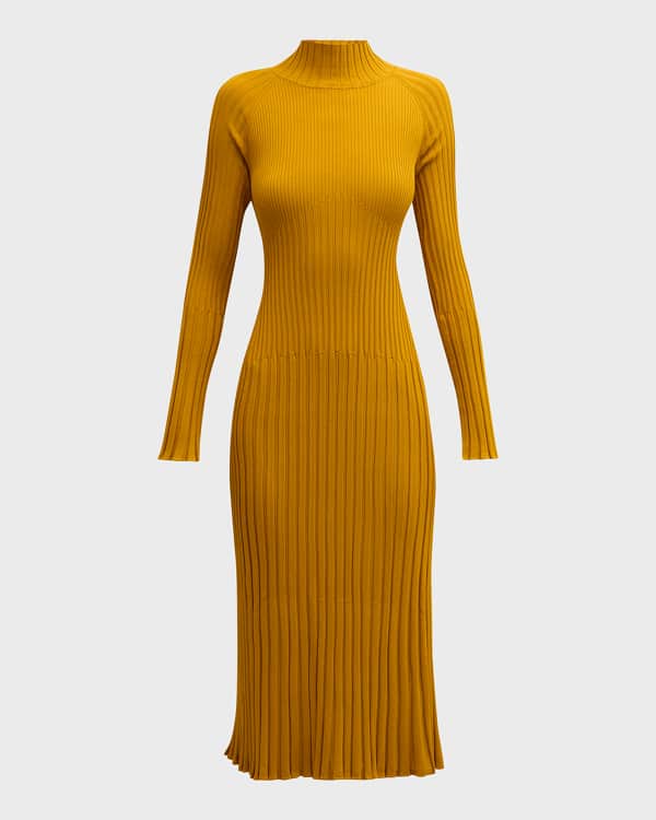 Proenza Schouler Silk Cashmere Dress Neiman Marcus