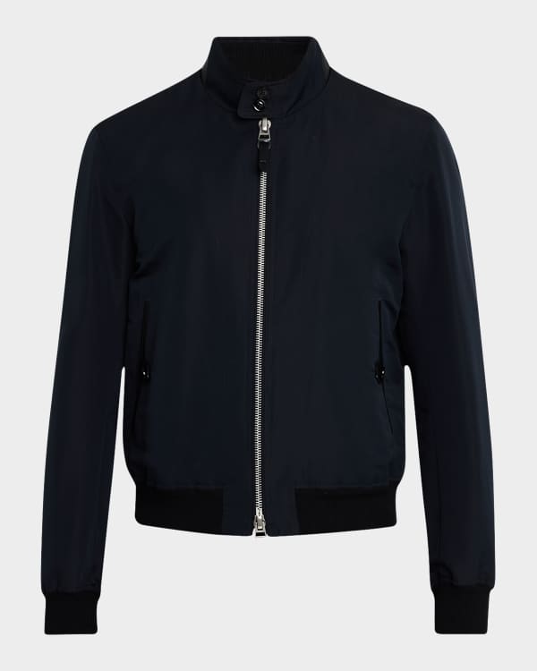 TOM FORD Men's Wool Stretch Blouson Jacket | Neiman Marcus