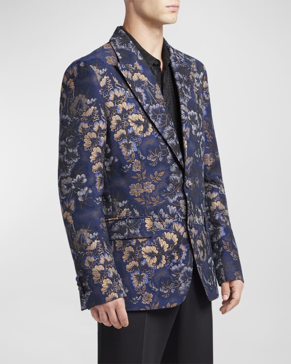 Versace Men's Metallic Tuxedo Jacket | Neiman Marcus