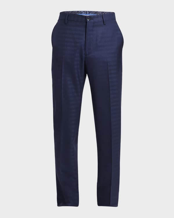 Etro Men s Side Stripe Wool Trousers Neiman Marcus