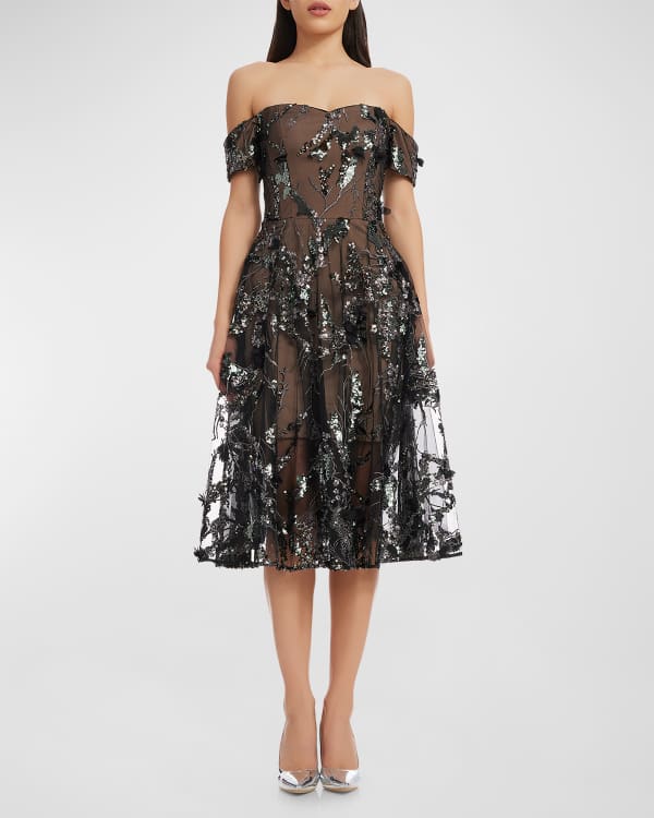 Uma floral embroidered lace cheap dress