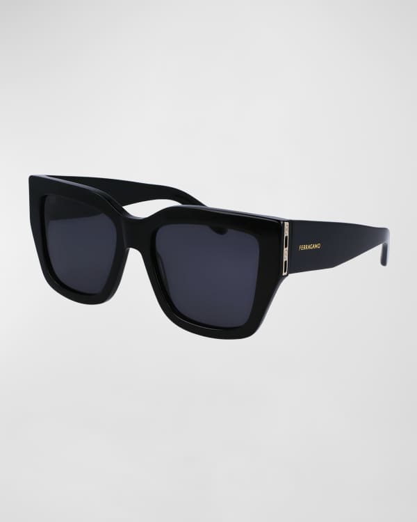 サングラス PRADA Black Acetate And l Sunglasses Prada Logo Acetate Butterfly Sunglasses | Neiman Marcus