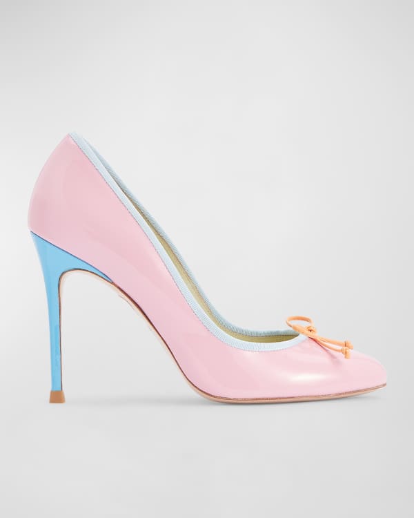 Sophia Webster Boss Lady Patent Leather Pump Black Neiman Marcus