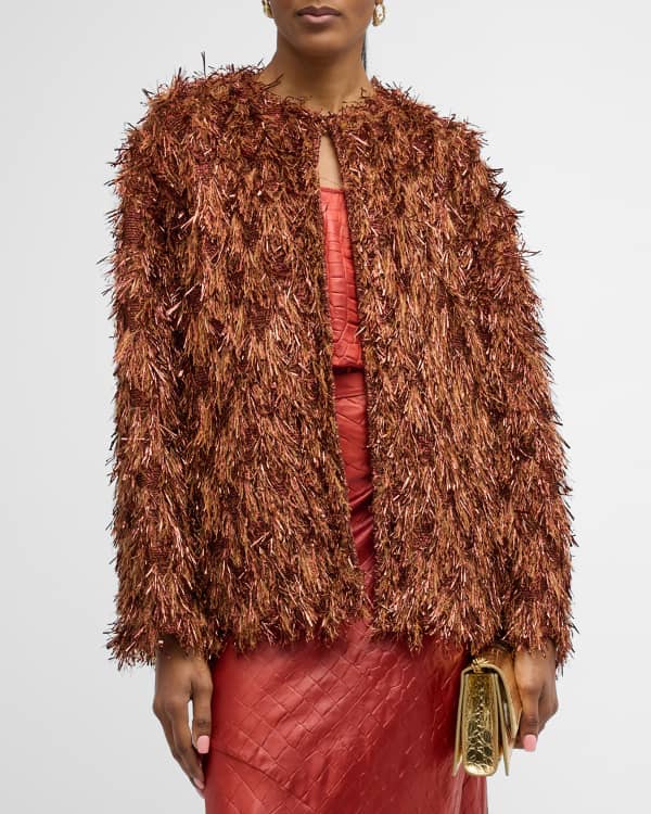 Marc Jacobs The Faux Fur Fawn-Print Coat
