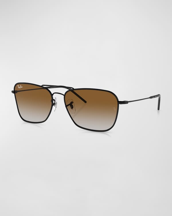 Ray Ban Brow Bar Aviator Sunglasses Neiman Marcus