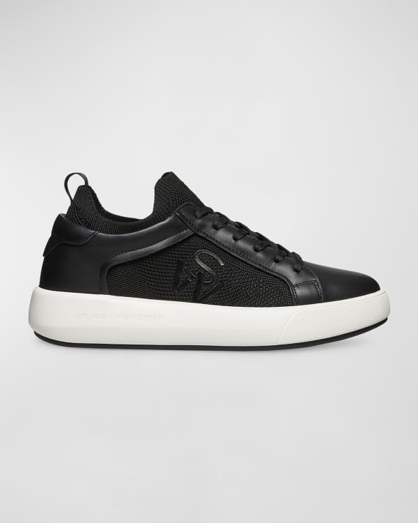 Georgie woven leather trainer hotsell