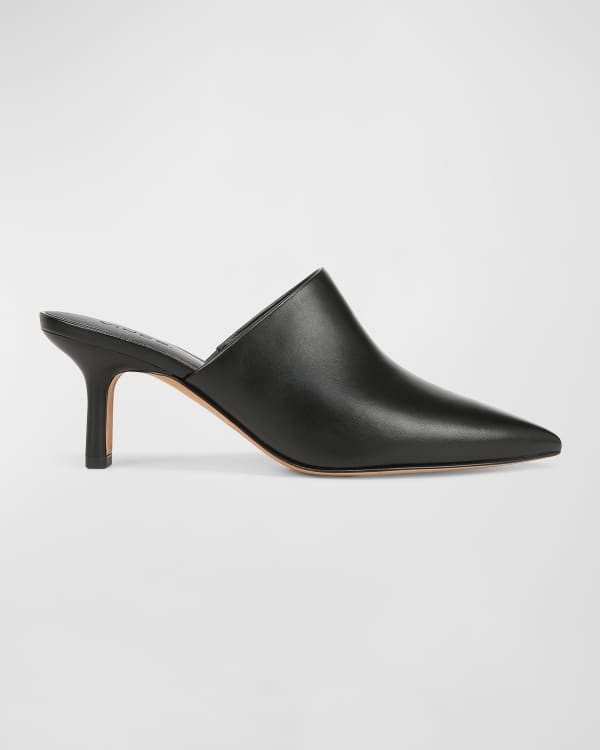 Veronica Beard Merla Suede Point-Toe Mules | Neiman Marcus